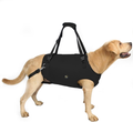 Adjustable Dog Sling Harness for Support & Rehabilitation (Black, XL)