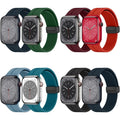 2 Pack Silicone Sport Strap for Apple Watch 38-49mm Magnetic Buckle