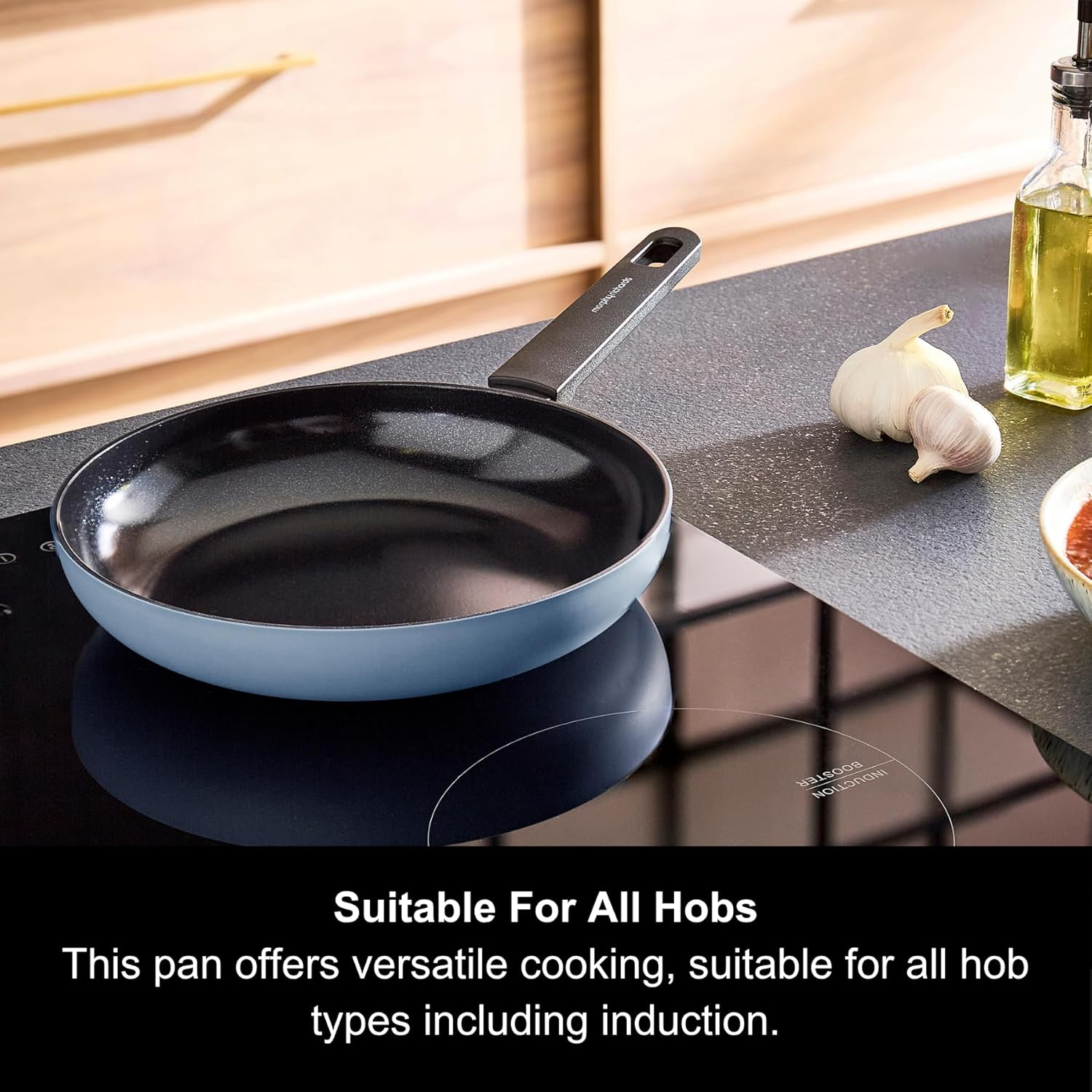 24cm Frying Pan, Recycled Aluminium, Non-Stick, Blue