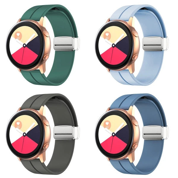 20mm Silicone Magnetic Sport Strap for Samsung Galaxy Watch 7 6 5 4