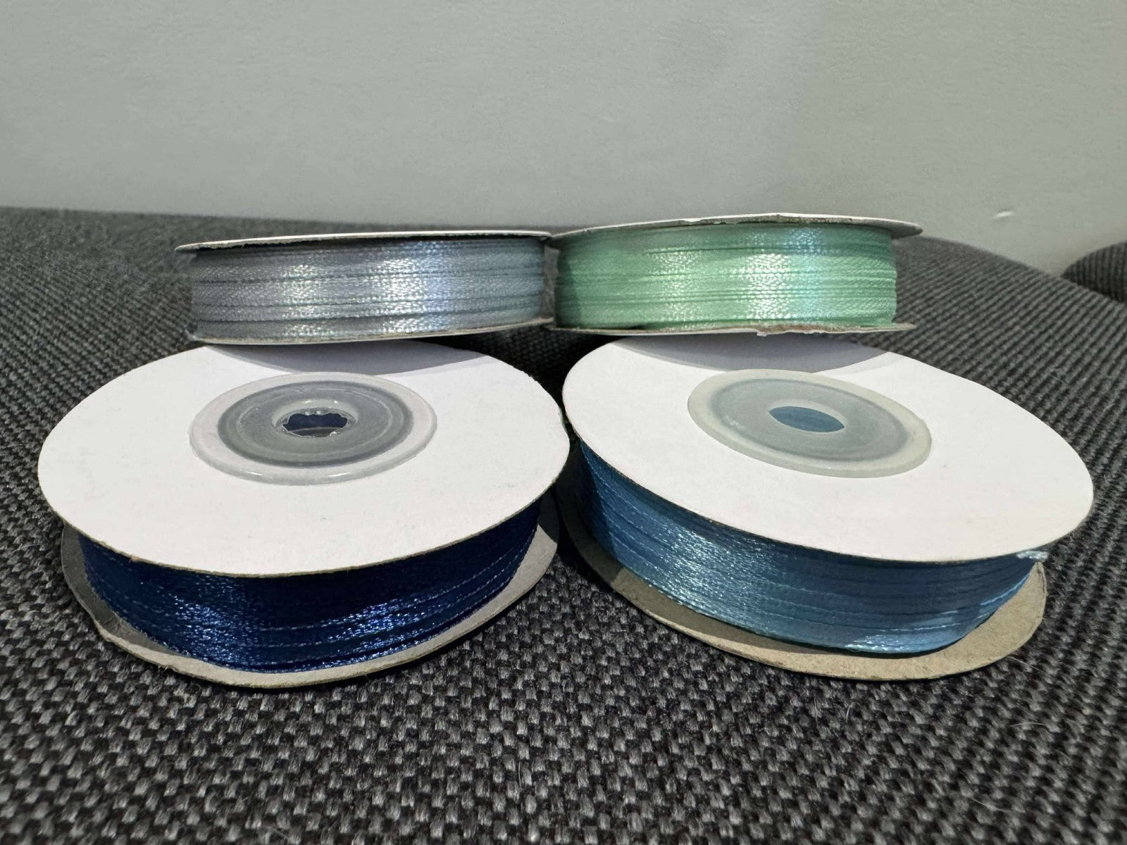 3mm Double-Sided Satin Ribbon 50m Roll – Multiple Colors Craft & Gift Ribbon