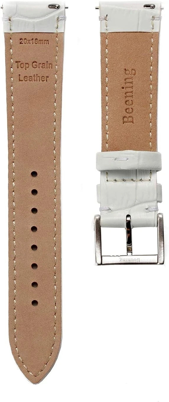 Genuine Alligator Leather Watch Band Quick Release Strap Men Women