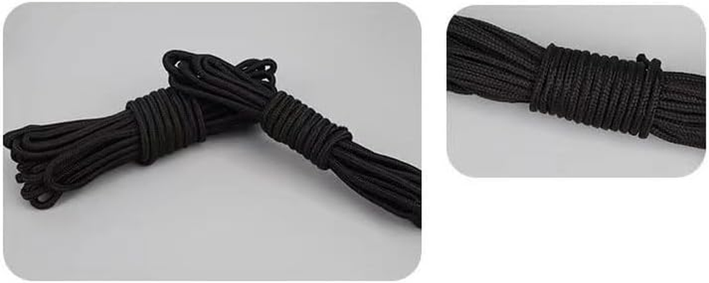 2MM Heavy Duty Braided Nylon Rope 20M - Weatherproof Multi-Purpose Cord