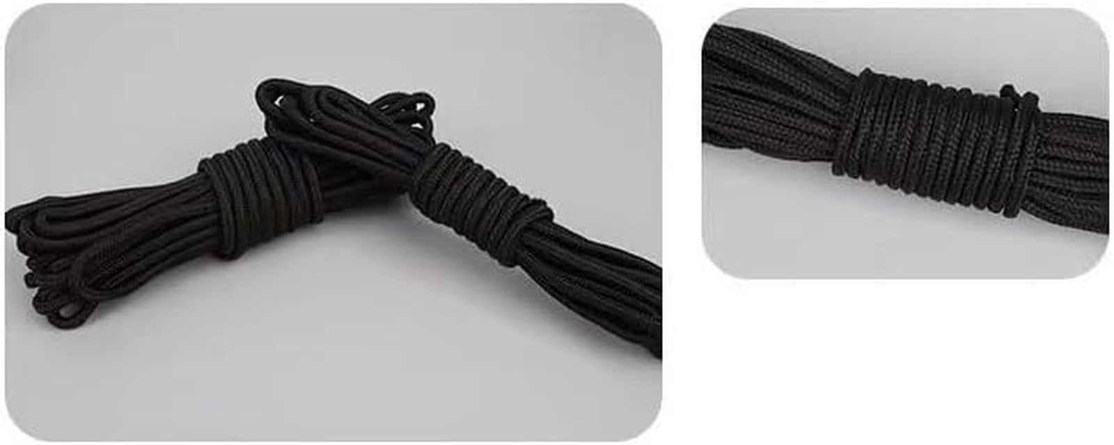 2MM Heavy Duty Braided Nylon Rope 20M - Weatherproof Multi-Purpose Cord