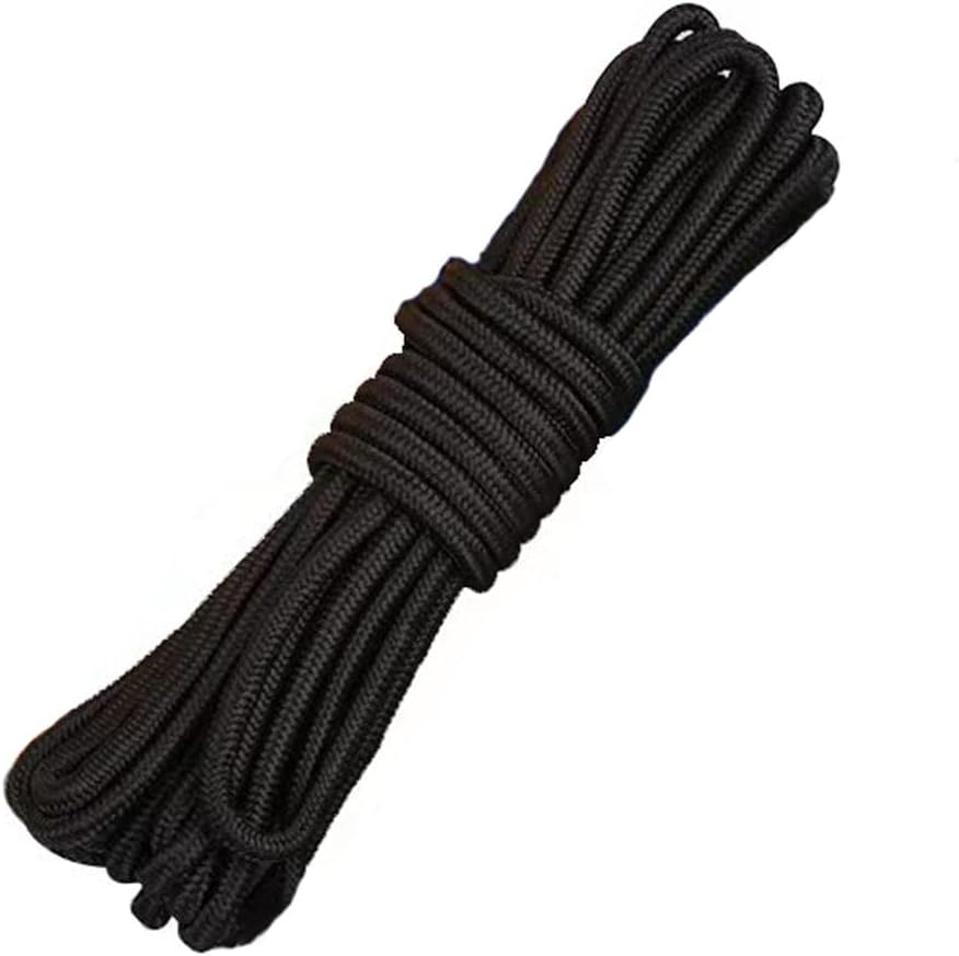 2MM Heavy Duty Braided Nylon Rope 20M - Weatherproof Multi-Purpose Cord