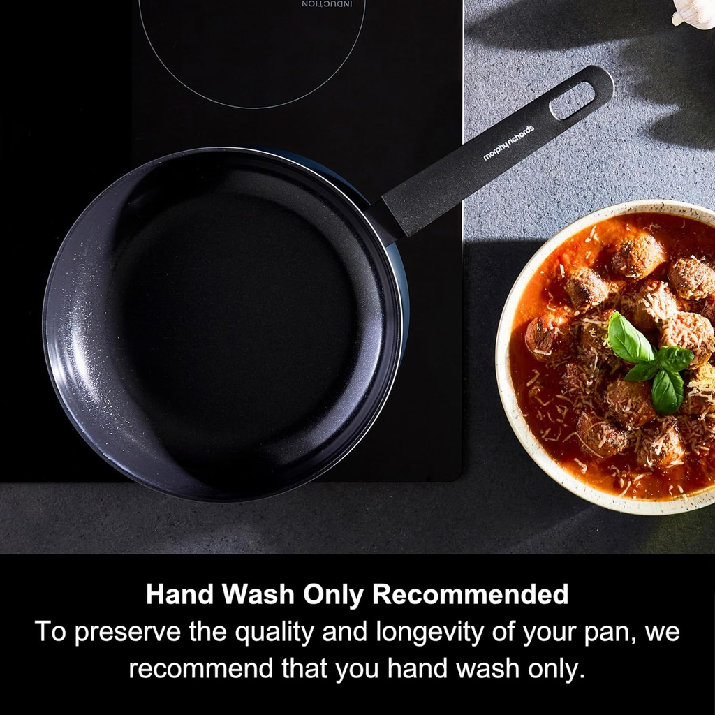 24cm Frying Pan, Recycled Aluminium, Non-Stick, Blue