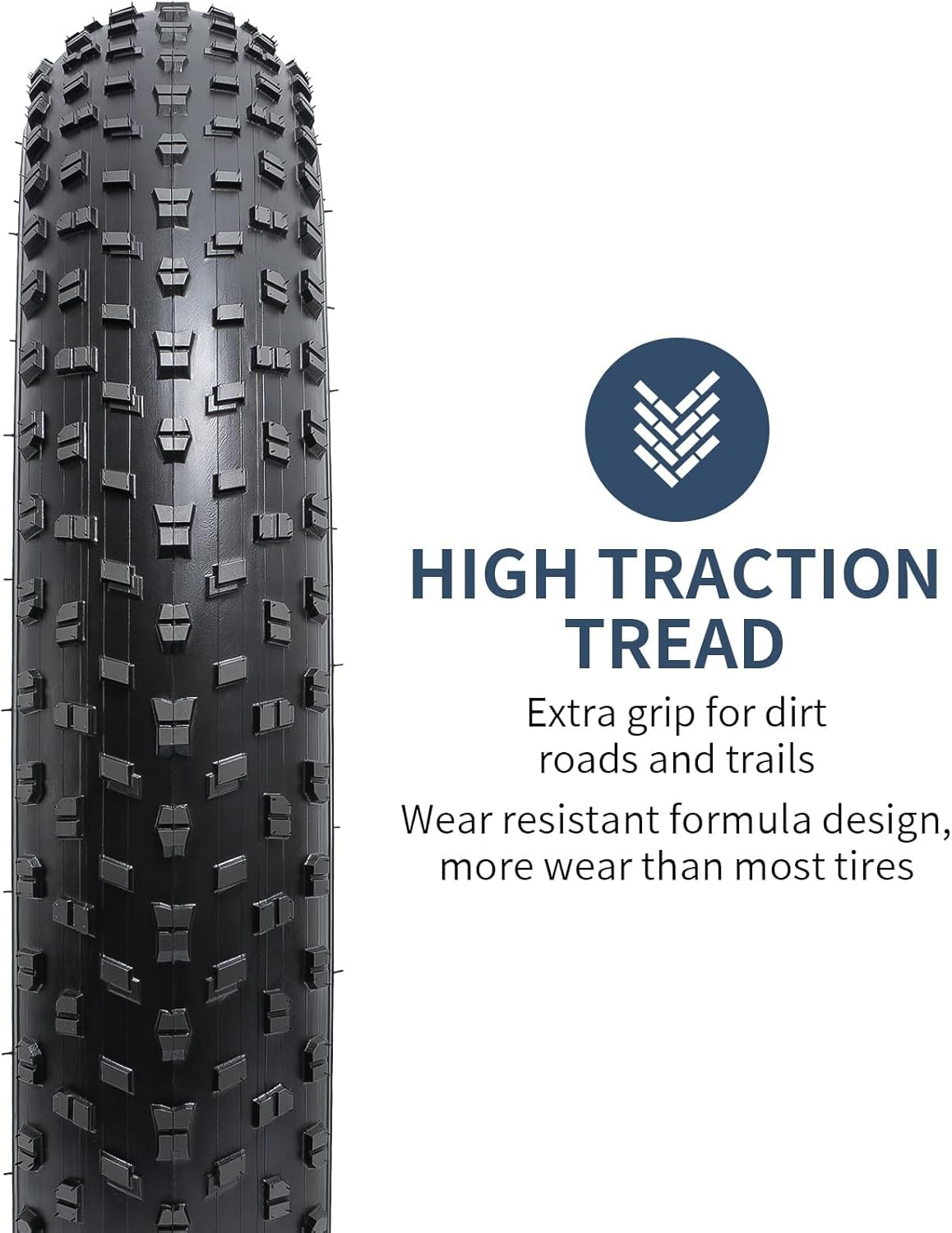 20" Fat Bike Tires 20X4.0/100-406 for Mountain Bicycles - 2 Pack