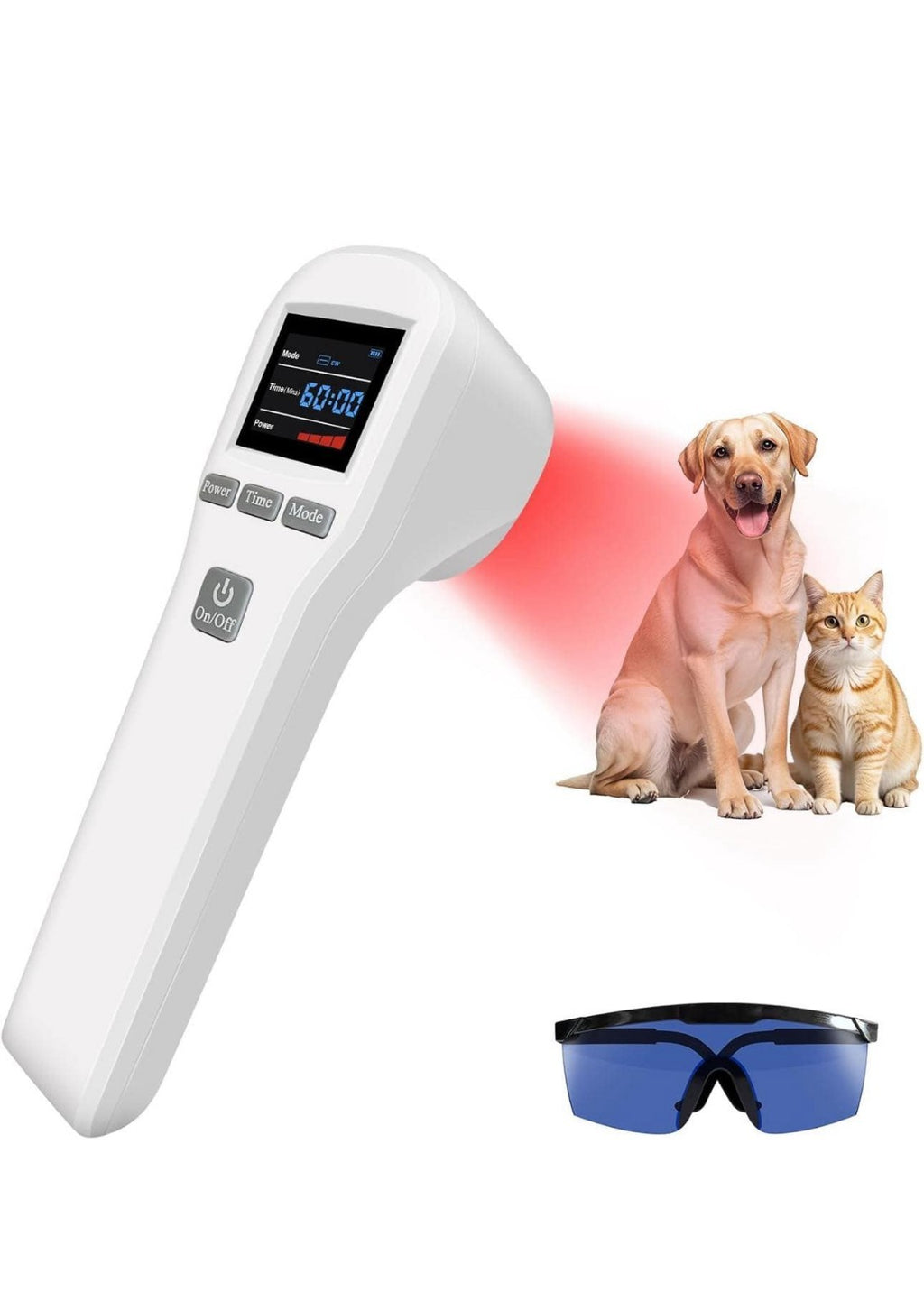 Portable Red Light Therapy Device for Pets  Infrared Pain Relief
