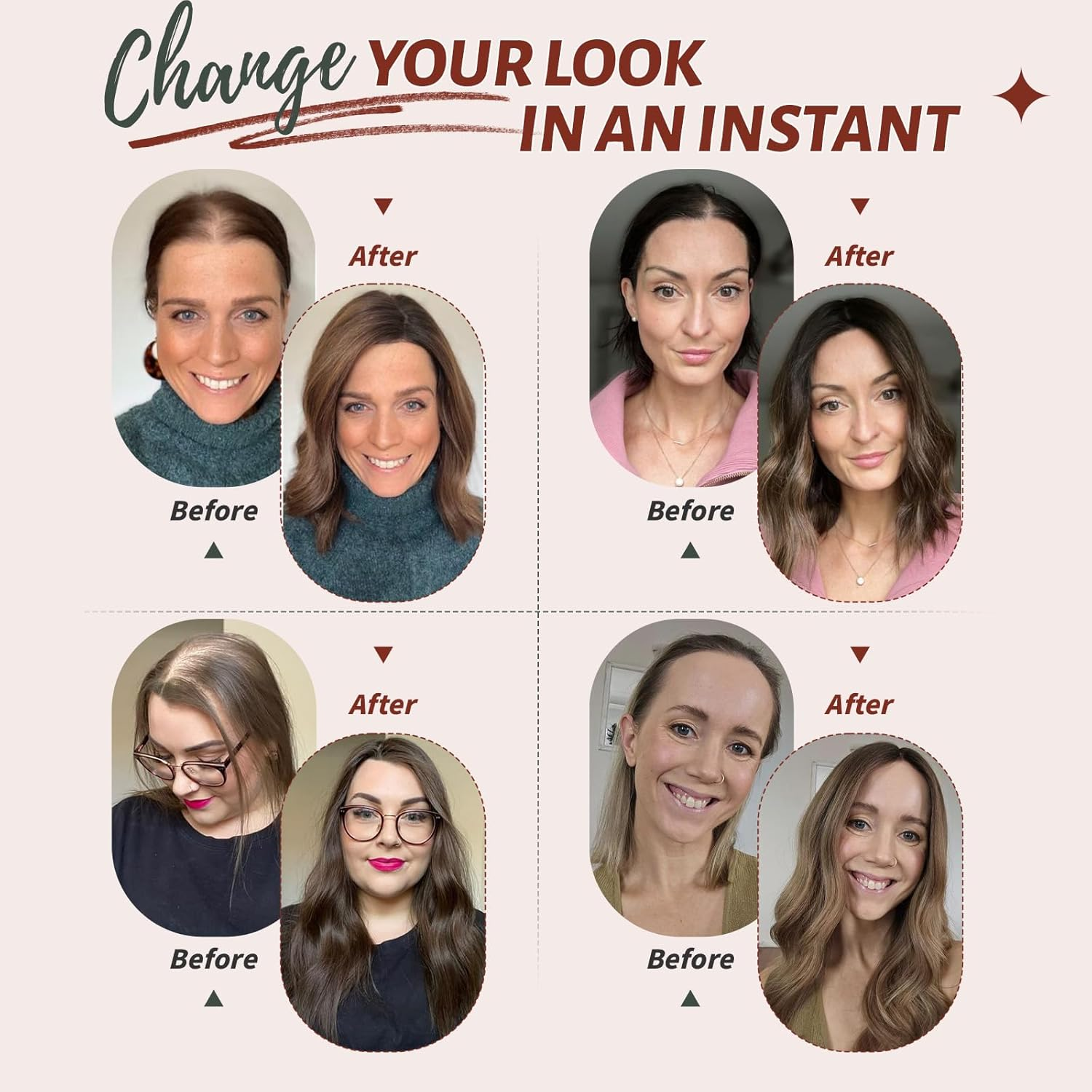 Hand-Tied Swiss Lace Hair Topper for Women - 10 Inch Natural Black