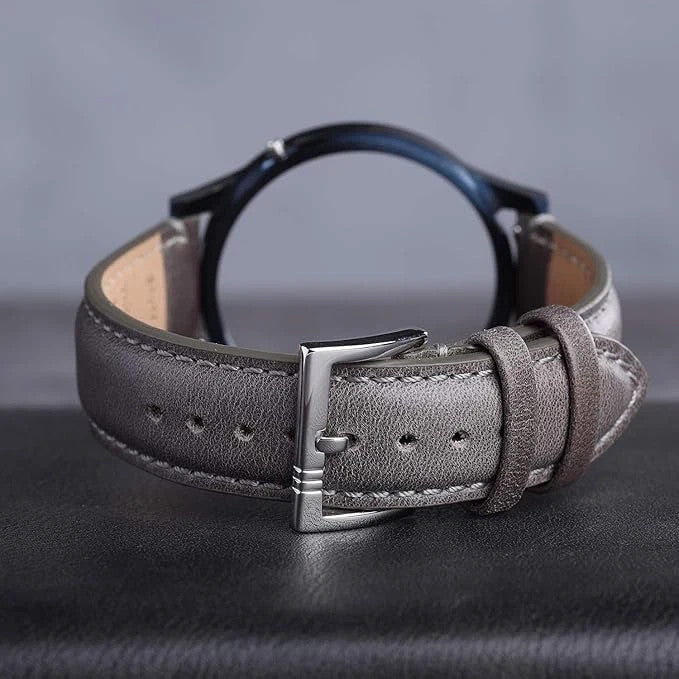 Genuine Leather Watch Strap Quick Release Band Men Wome