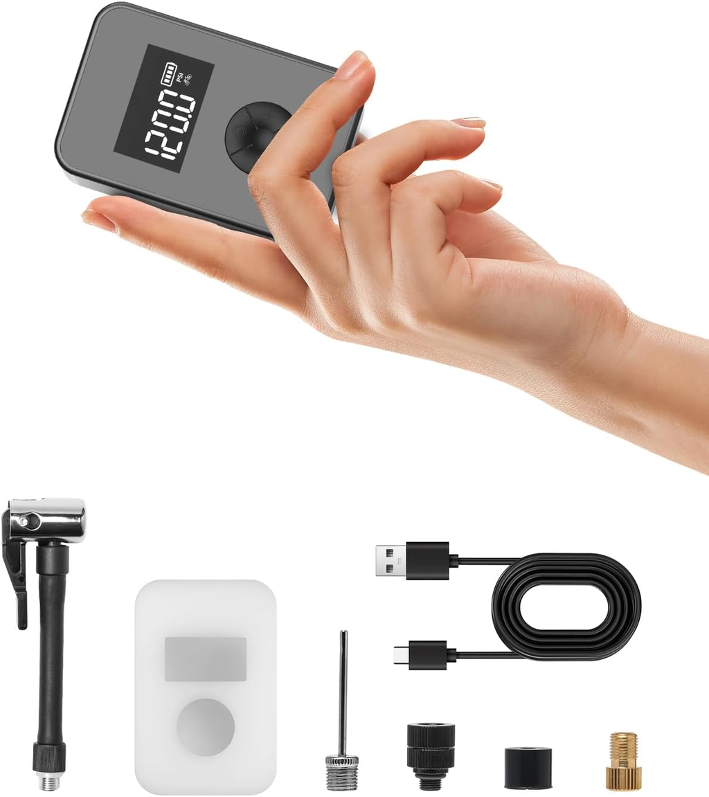 Yantu Bike Pump Turbocore Motor Tech - Metal-Cylinder Electric Bicycle Pump