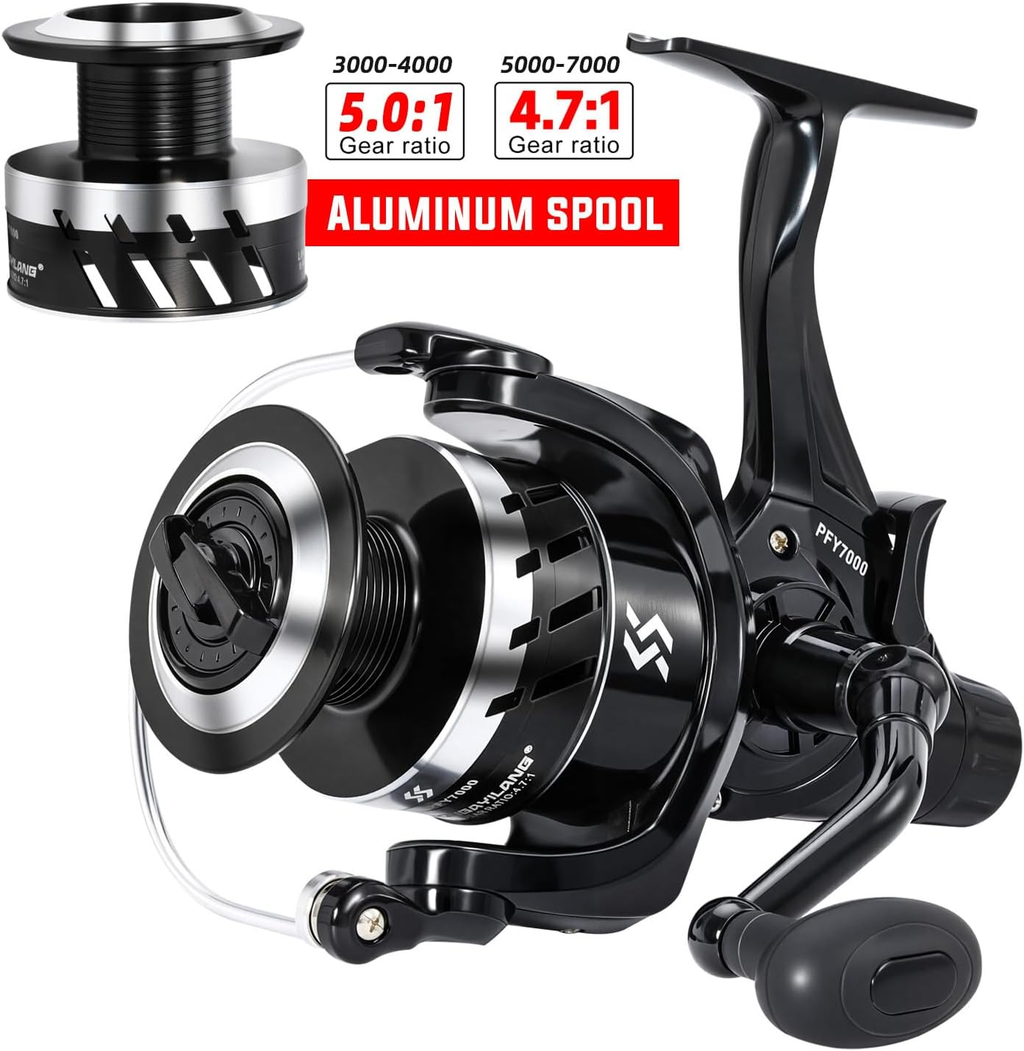 Carp Fishing Reel - 22LBS Drag, Durable for Saltwater & Freshwater