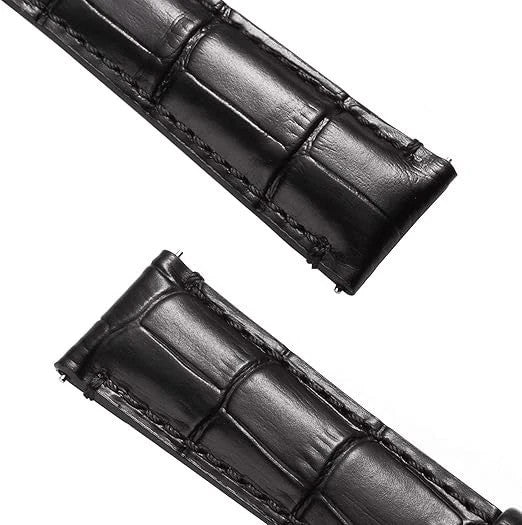 Genuine Alligator Leather Watch Band Quick Release Strap Men Women