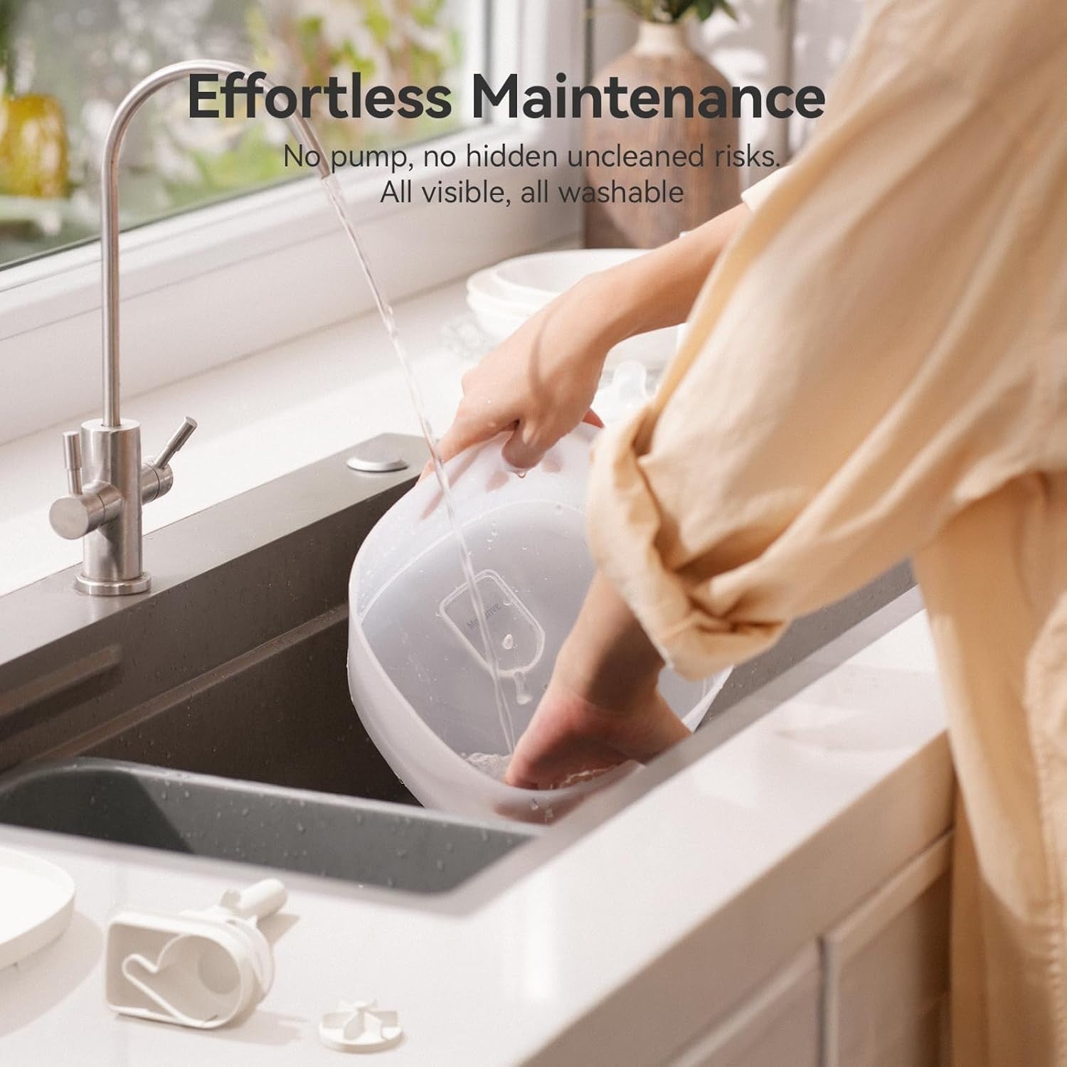 Cheerble Elfin E1 Lite Cat Water Fountain | Pumpless, Quiet, Filtered, BPA-Free