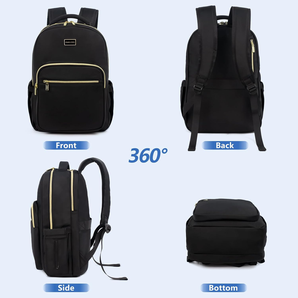 15.6'' Waterproof Laptop Backpack with Anti-Theft Pouch for Travel