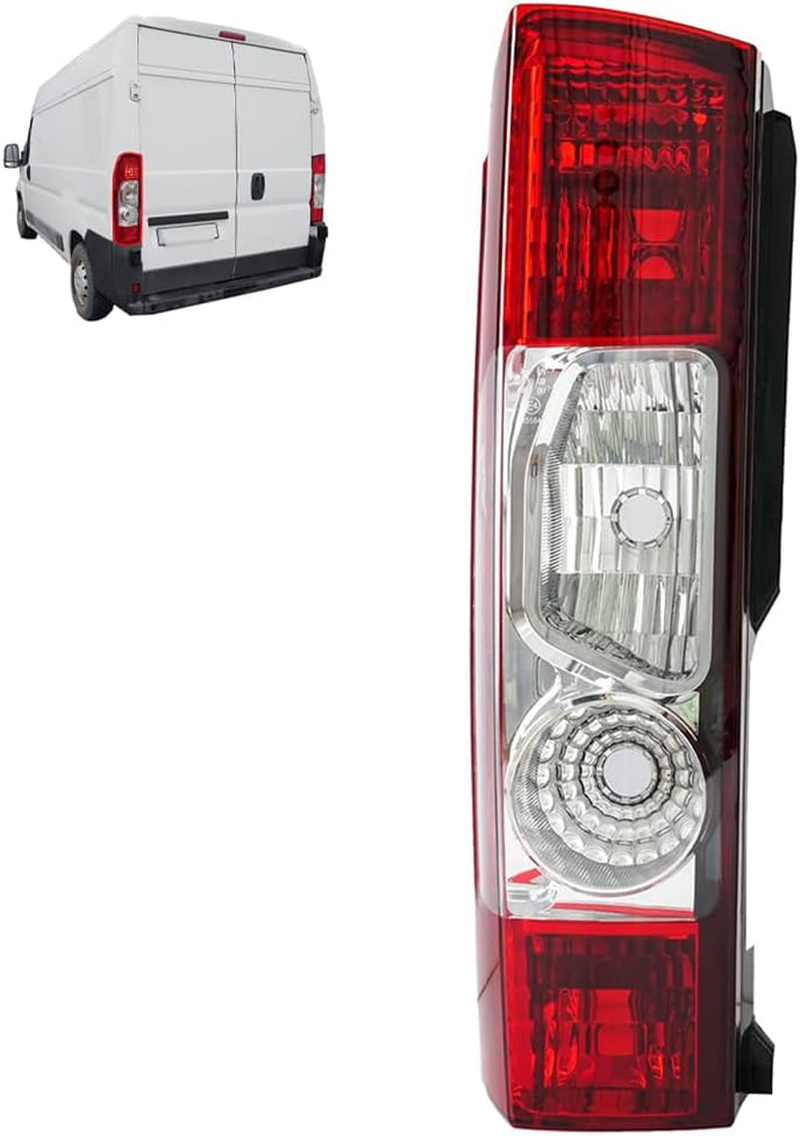 Rear Tailgate Light Lens Replacement for Fiat Ducato, Peugeot Boxer, Citroen Rel