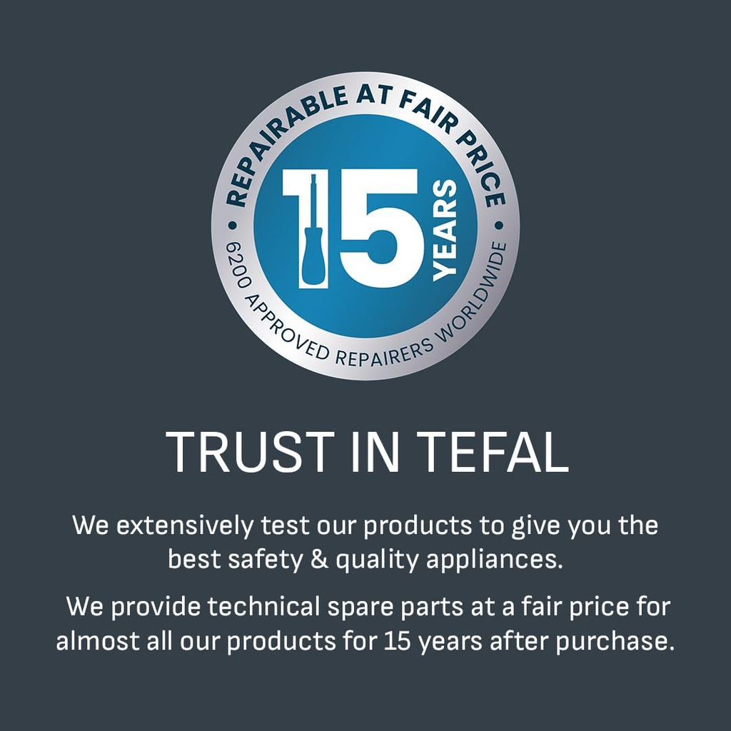 Tefal Multifunctional 9-in-1 Air Fryer Oven, 15L Capacity, Stainless Steel