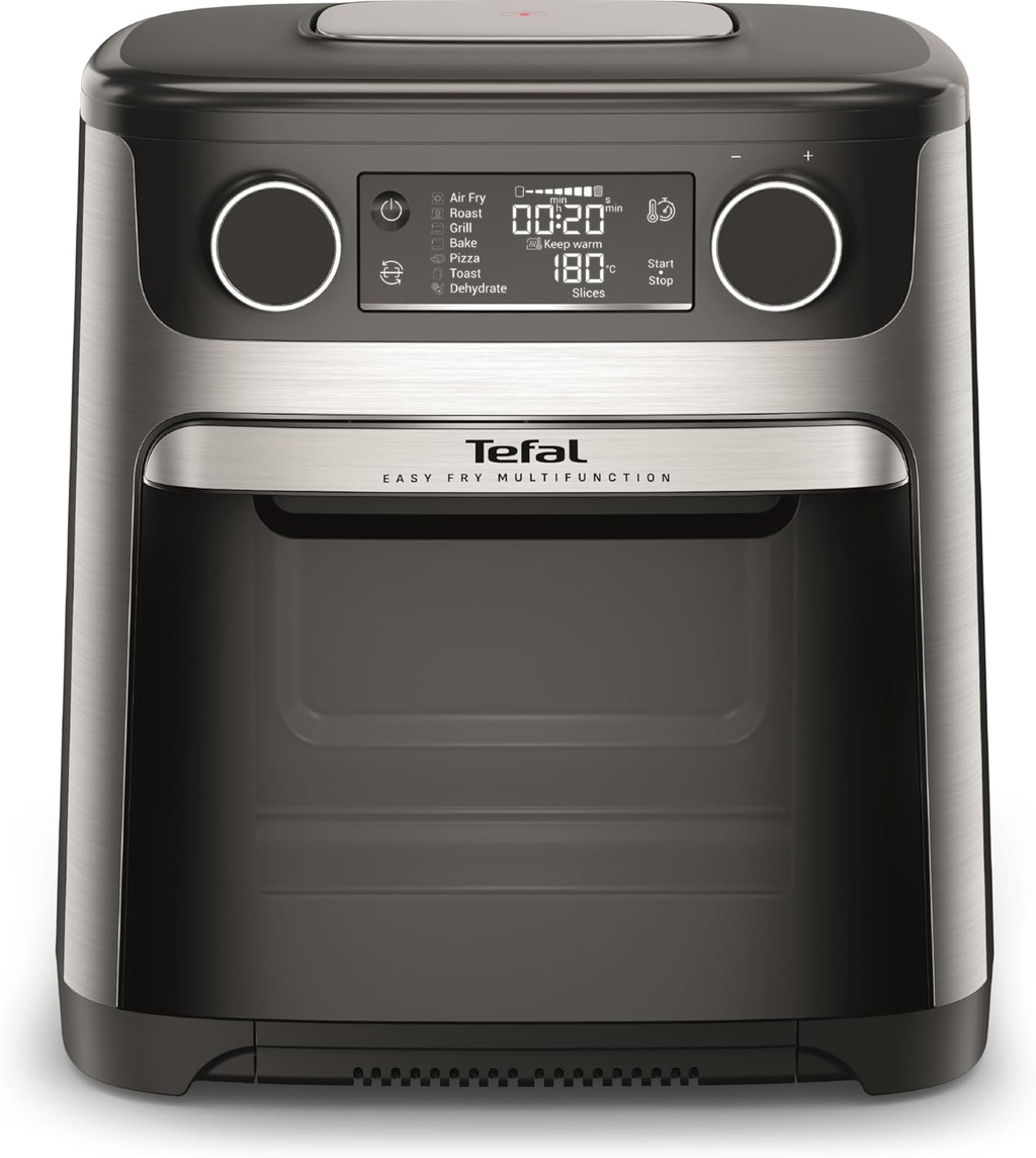 Tefal Multifunctional 9-in-1 Air Fryer Oven, 15L Capacity, Stainless Steel
