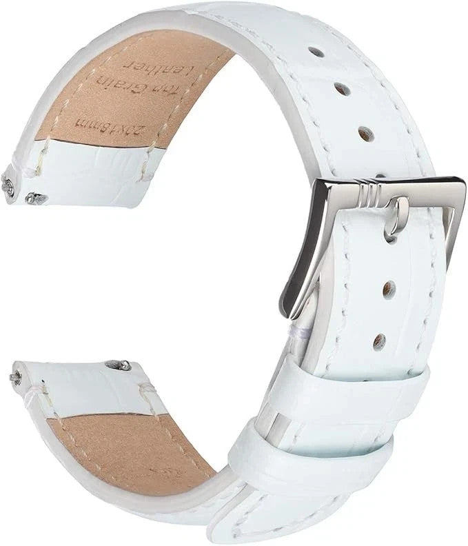 Genuine Alligator Leather Watch Band Quick Release Strap Men Women