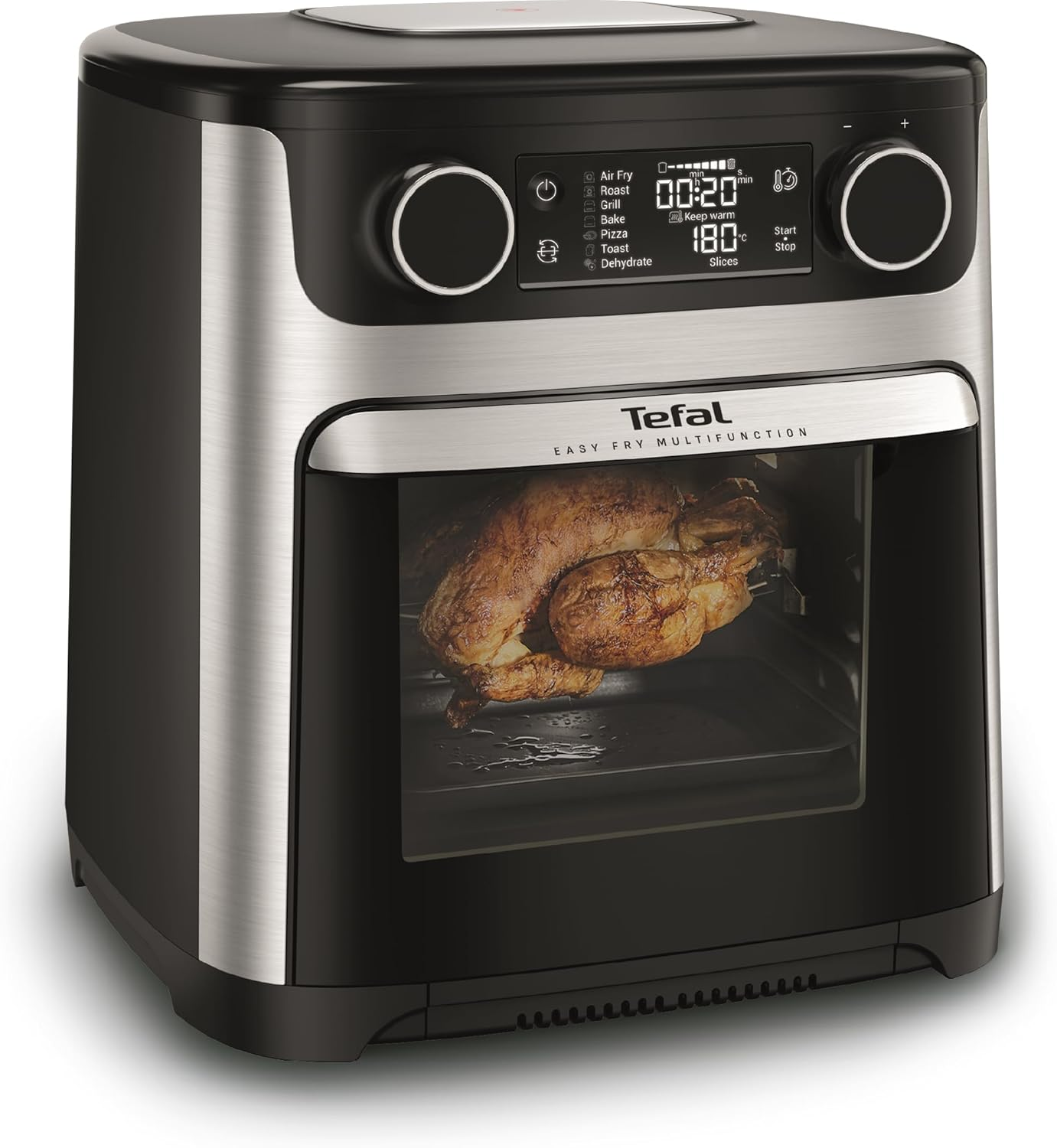 Tefal Multifunctional 9-in-1 Air Fryer Oven, 15L Capacity, Stainless Steel