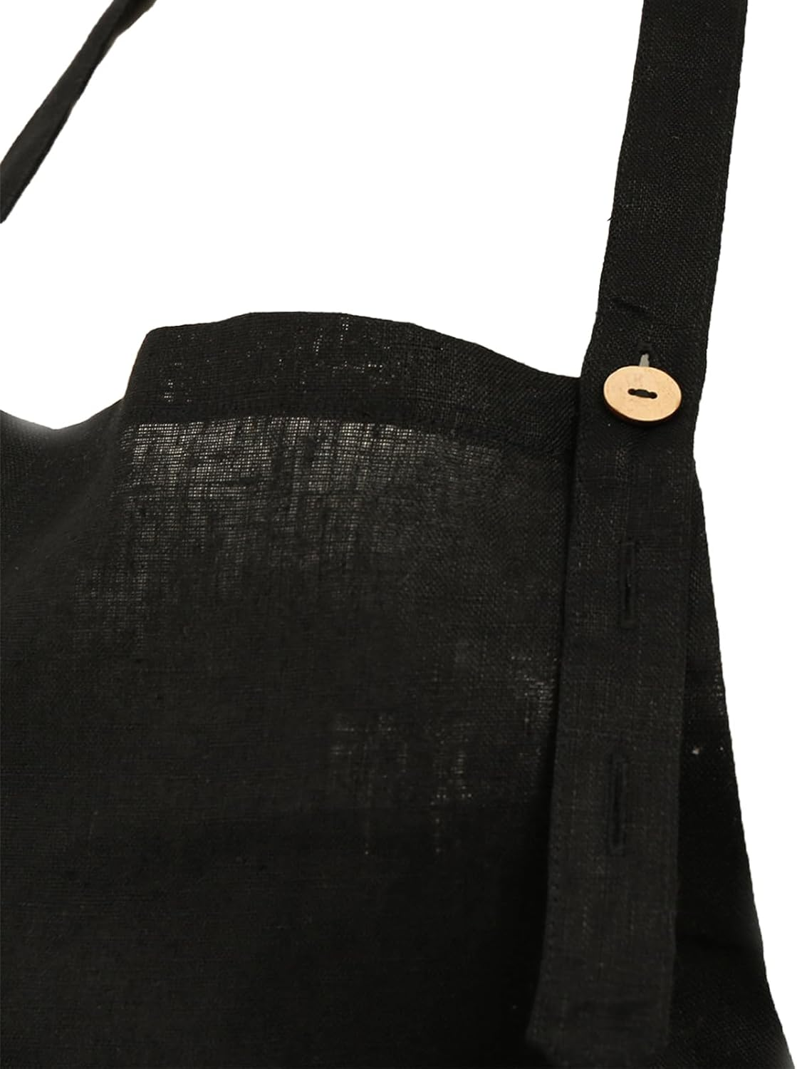 100% Pure Linen Adjustable Apron Dress with Pocket for Men and Women
