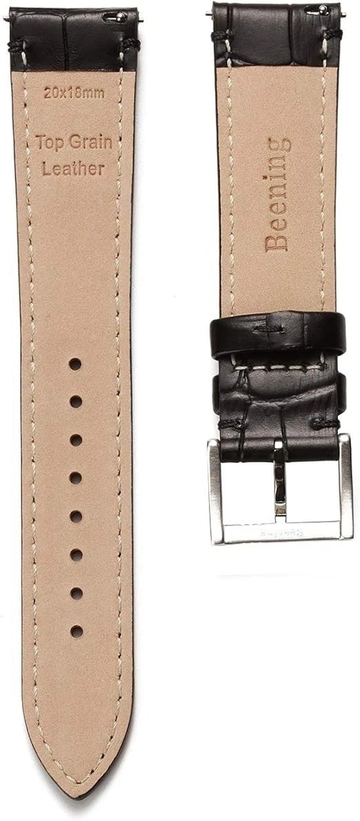 Genuine Alligator Leather Watch Band Quick Release Strap Men Women
