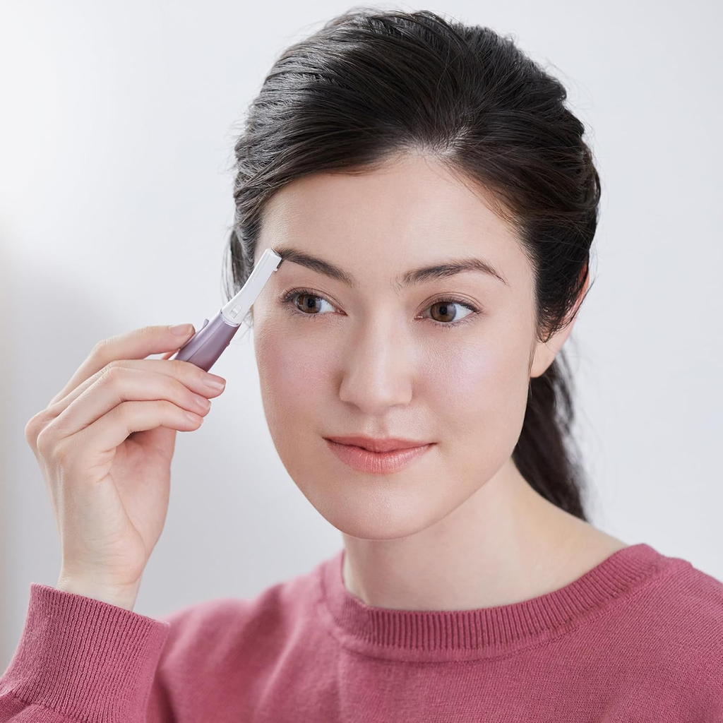 PANASONIC ES-WF71-V503 Women's Eyebrow & Facial Hair Trimmer, Hypoallergenic