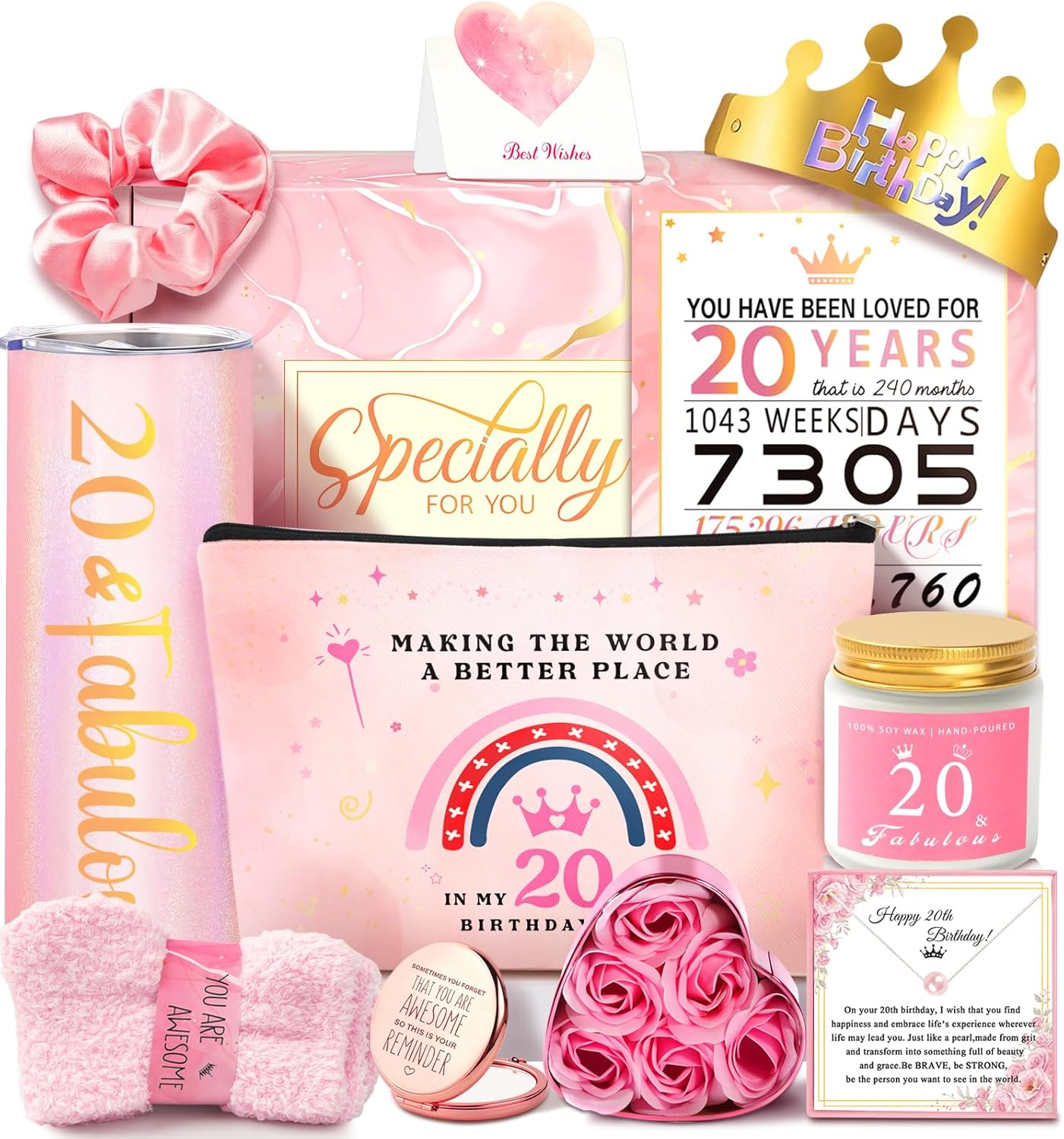 20th Birthday Gifts for Her - Perfect for Daughters, Sisters, and Friends