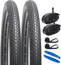 YunSCM 27.5x2.30 Folding Mountain Bike Tyres with Tubes & Tools (Set of 2)