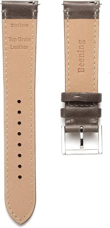 Genuine Leather Watch Strap Quick Release Band Men Wome