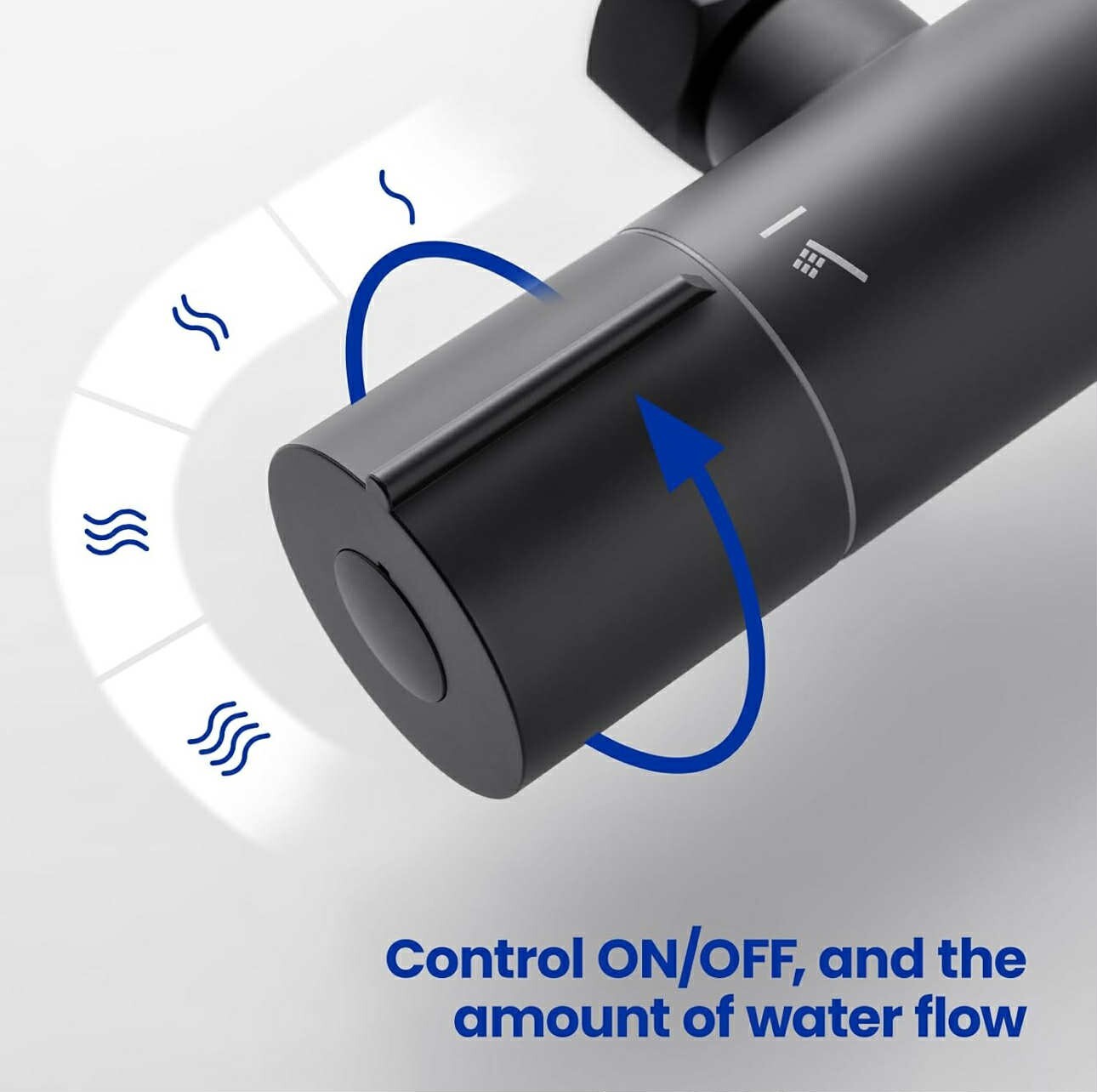 Thermostatic Shower Mixer Tap Temperature Control Valve Bathroom Shower Faucet