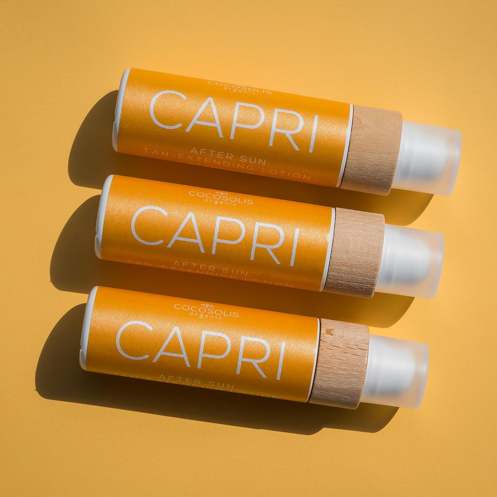 CAPRI After Sun Lotion - Extends Tan, Hydrates, Soothes Skin