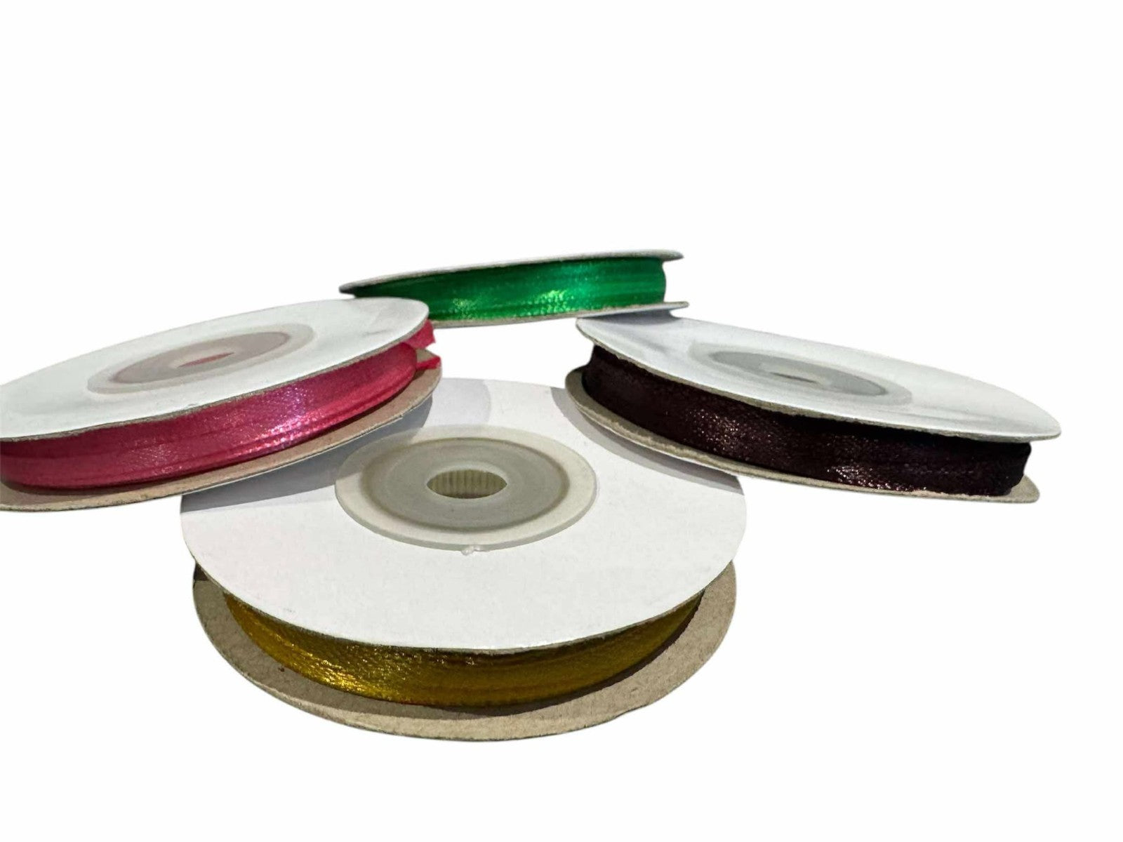 3mm Double-Sided Satin Ribbon 50m Roll – Multiple Colors Craft & Gift Ribbon