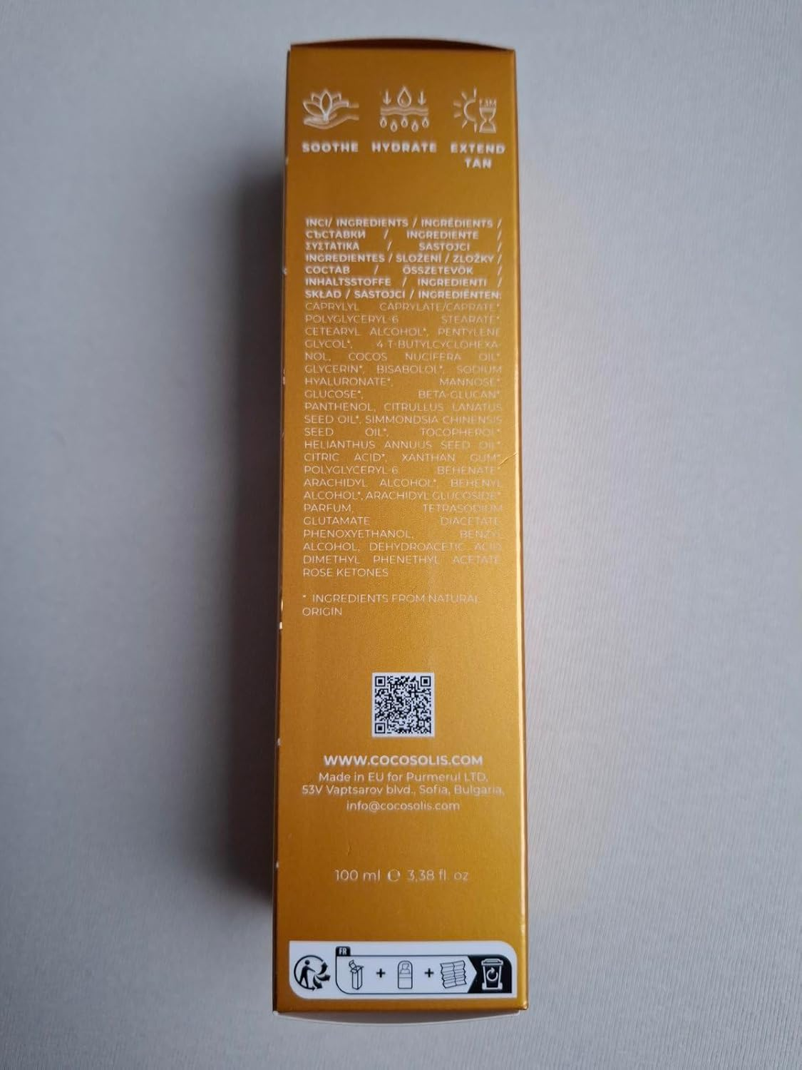 CAPRI After Sun Lotion - Extends Tan, Hydrates, Soothes Skin