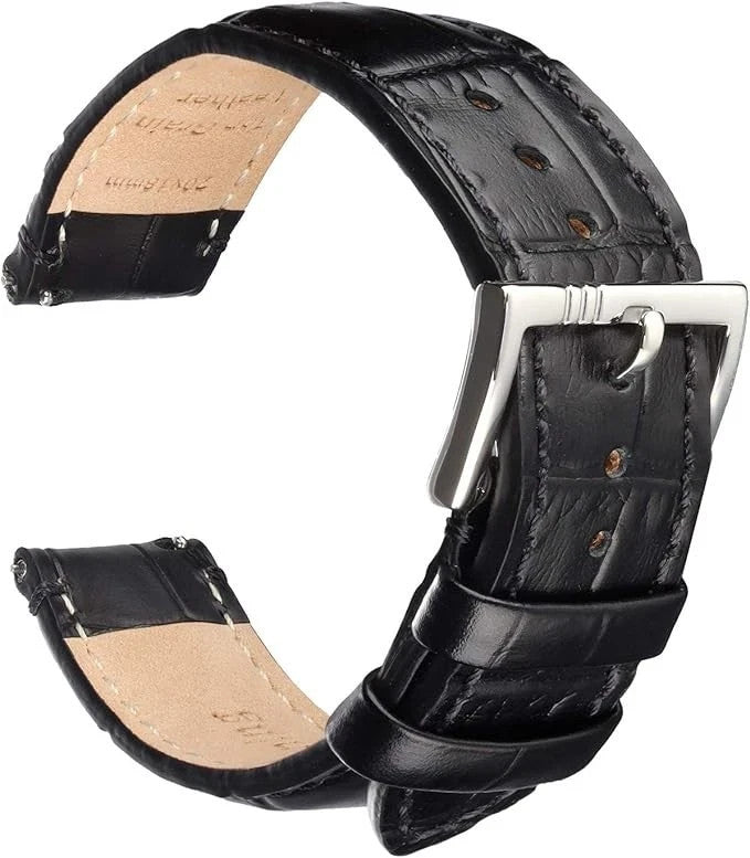 Genuine Alligator Leather Watch Band Quick Release Strap Men Women