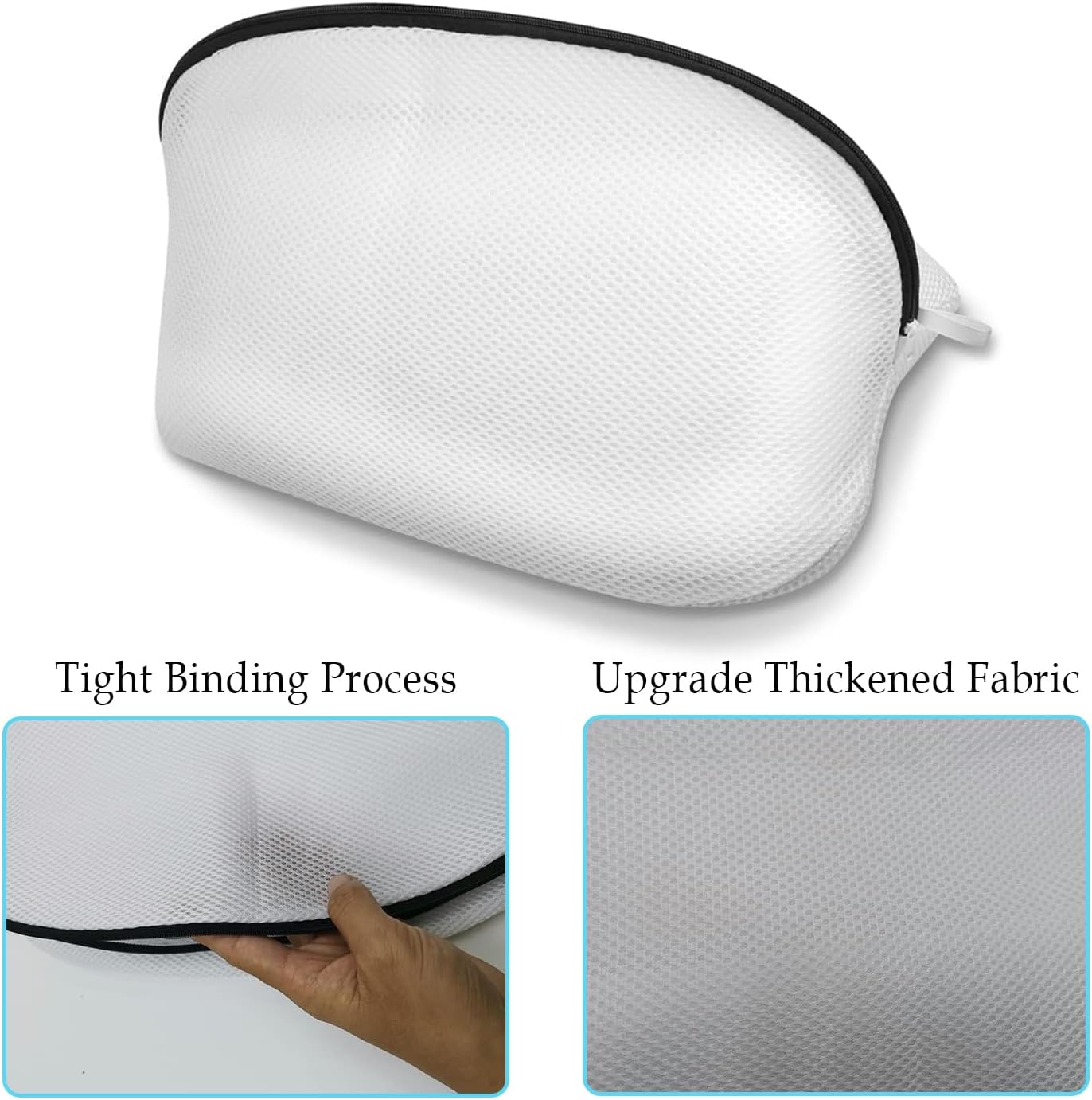 Premium Shoe Washing Machine Bags - 2 Pack with Durable Zippers