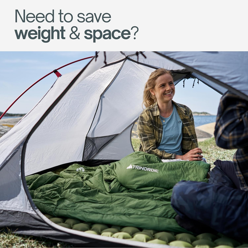 Lightweight Mummy Sleeping Bag - 780G, Compact for Hiking and Camping