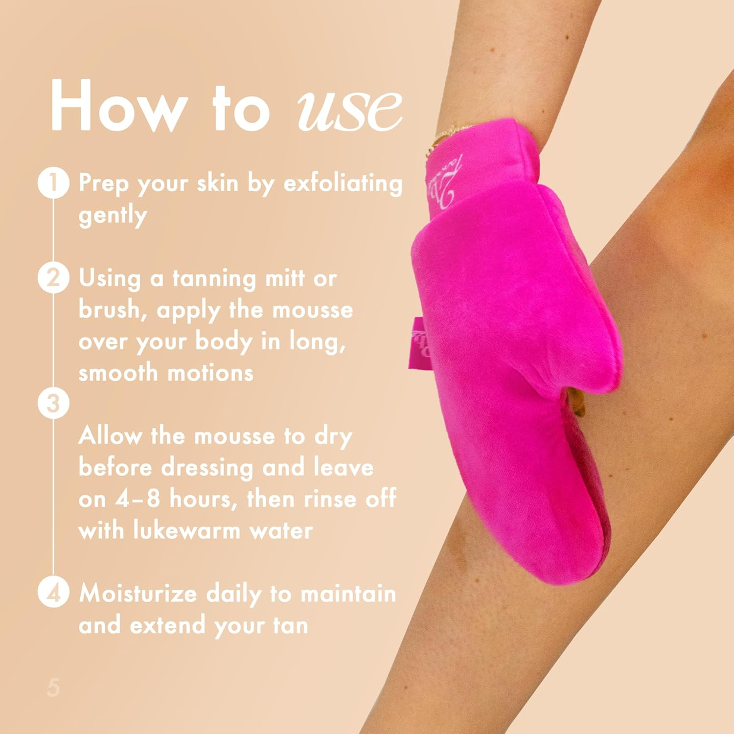 2Btanned Light/Medium Fake Tan Mousse with Hydrating Formula and Sugar Cloud