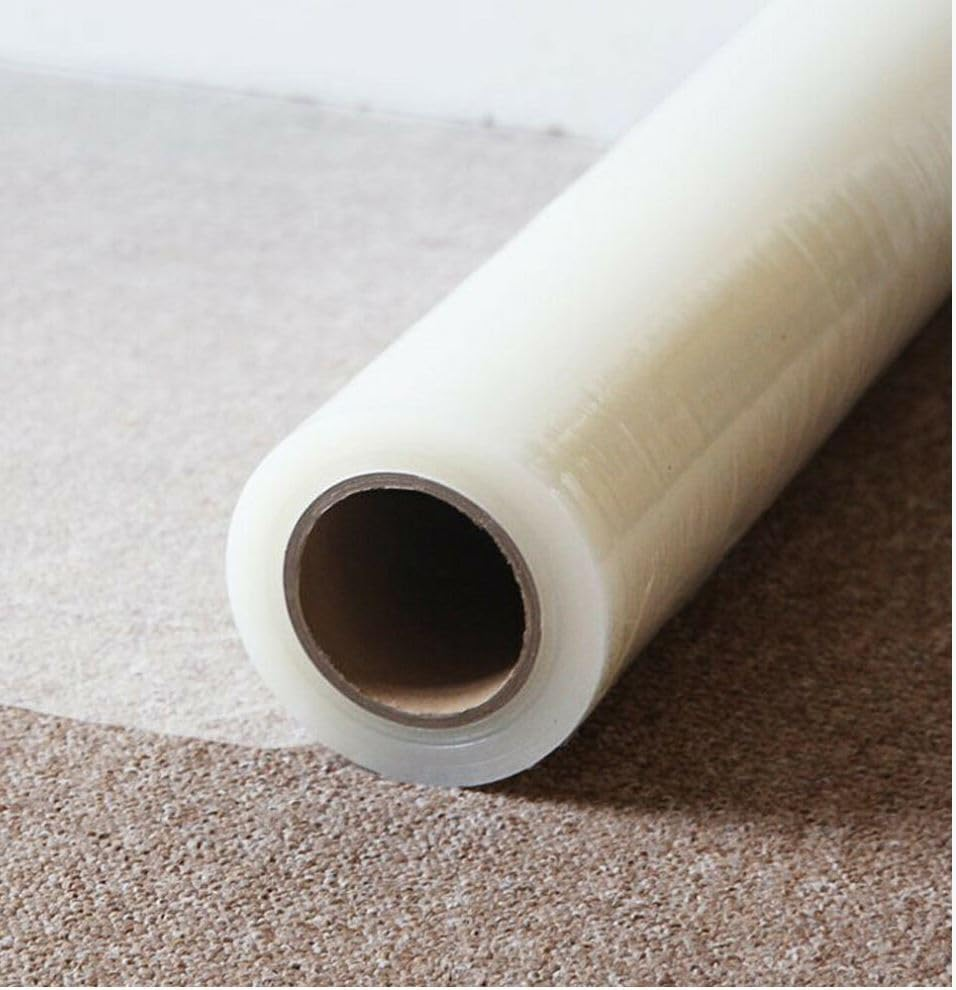Trade Pro Self-Adhesive Carpet Protection Film, 2 Rolls, Professional-Grade 200m