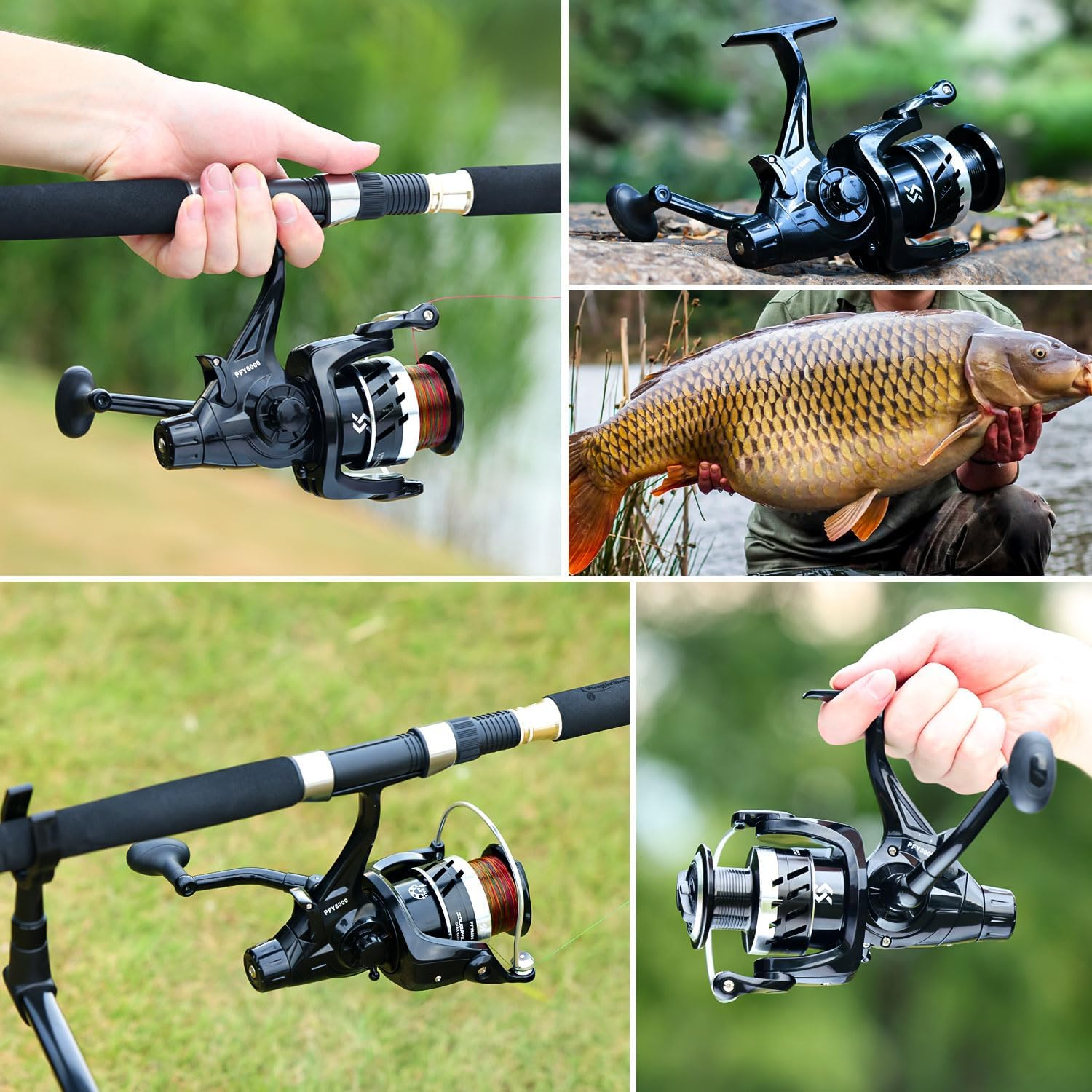 Carp Fishing Reel - 22LBS Drag, Durable for Saltwater & Freshwater