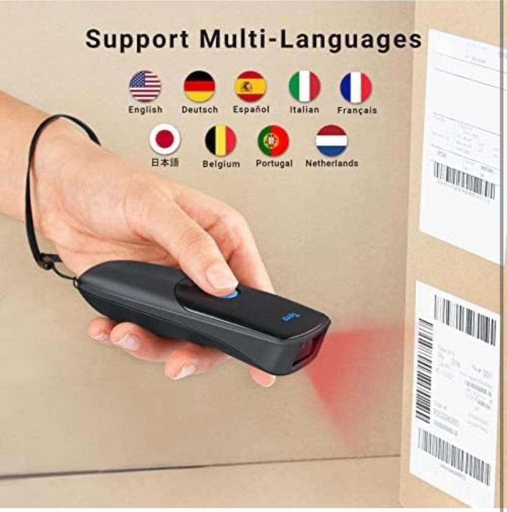 Tera 2D Mini Bluetooth Barcode Scanner 1D/2D/QR Code Reader Wireless USB Wired