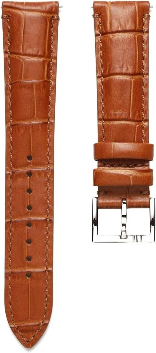 Genuine Alligator Leather Watch Band Quick Release Strap Men Women