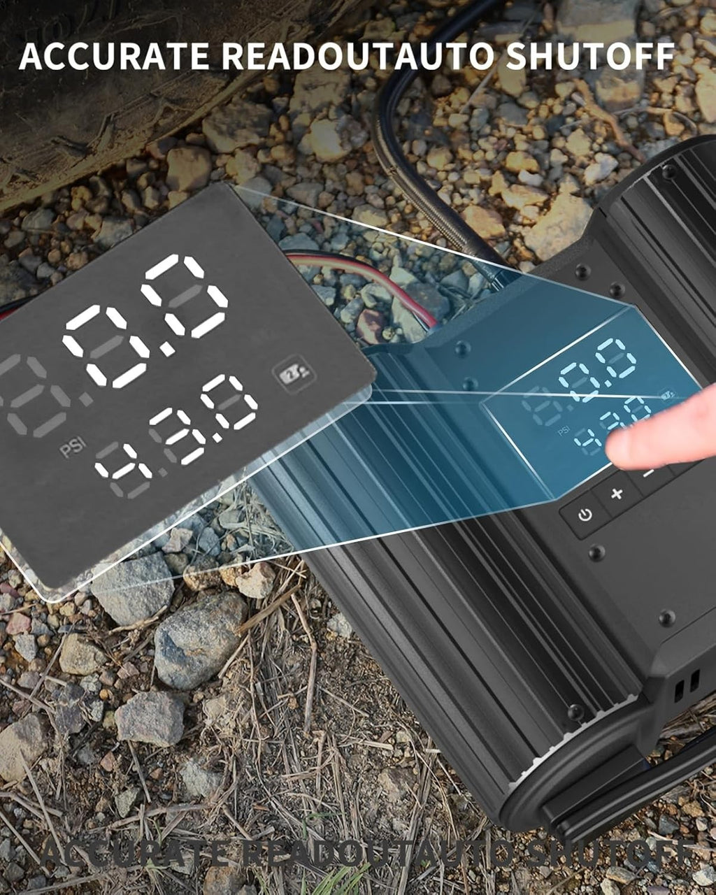 Yantu Dual 30mm Cylinder 12V 150PSI Heavy Duty Off Road Tire Inflator Compressor