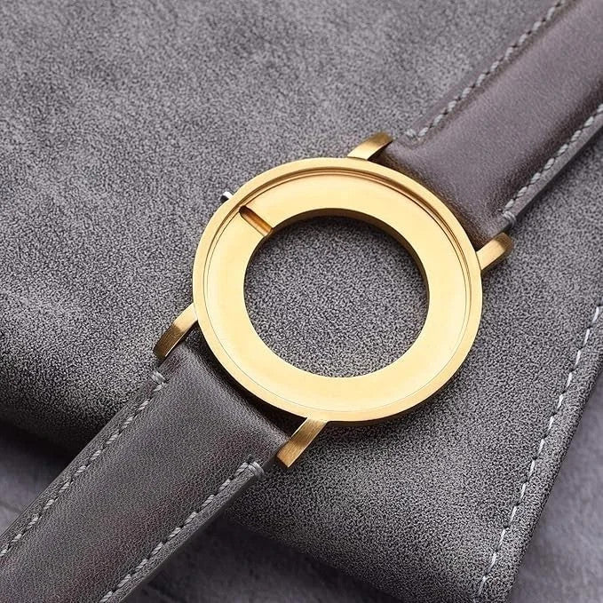 Genuine Leather Watch Strap Quick Release Band Men Wome