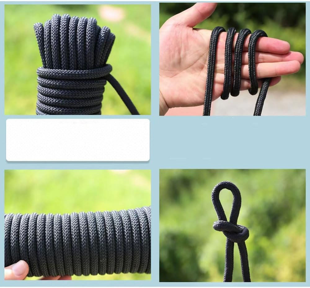 2MM Heavy Duty Braided Nylon Rope 20M - Weatherproof Multi-Purpose Cord