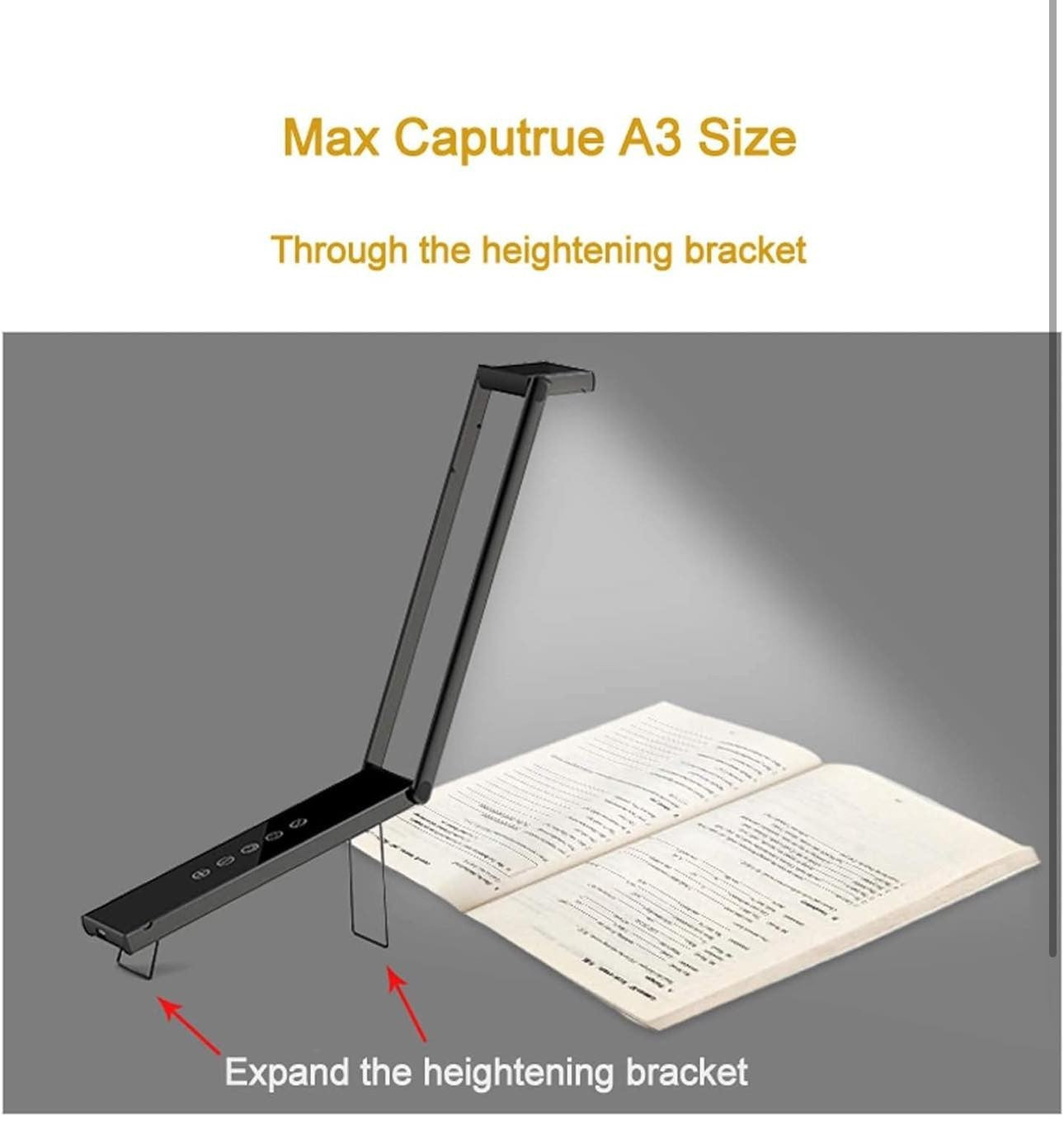 4K Document Camera 13MP USB Webcam for Teachers Distance Learning Video