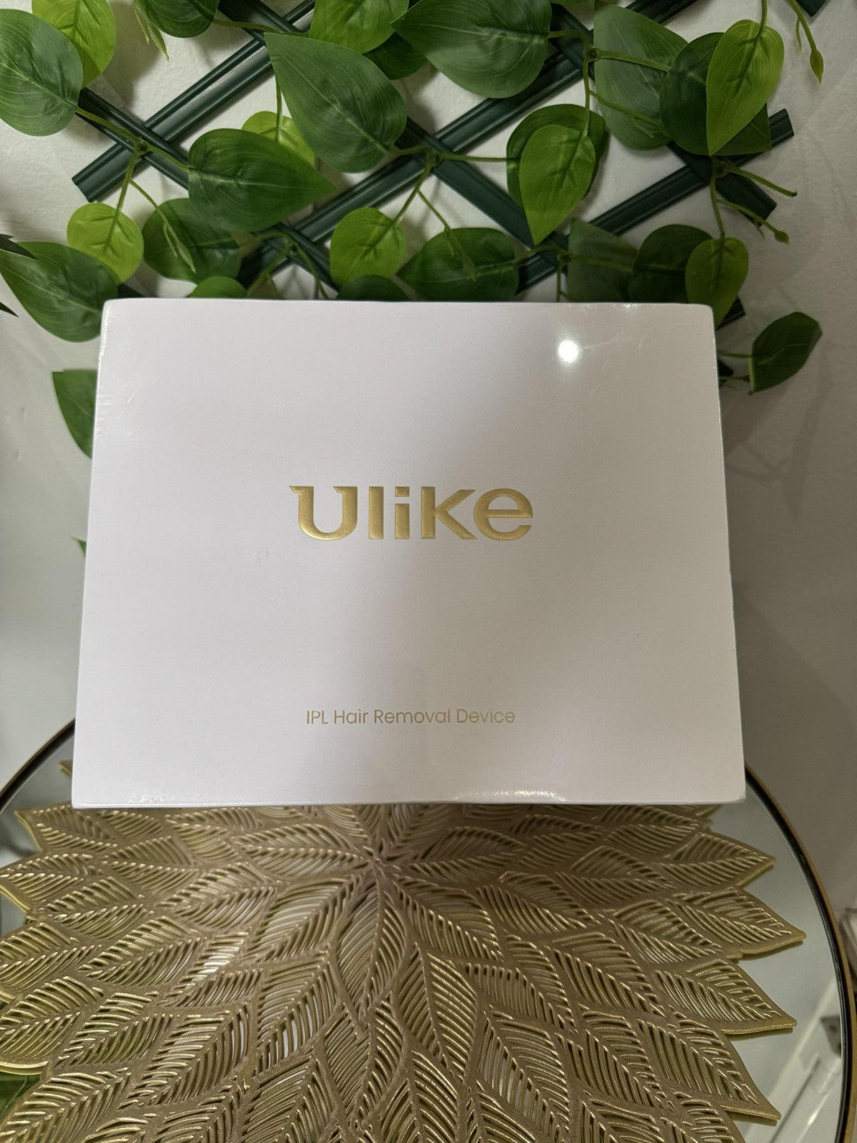 ULIKE IPL Hair Removal Device with Sapphire Ice Cooling Flat-Head Design