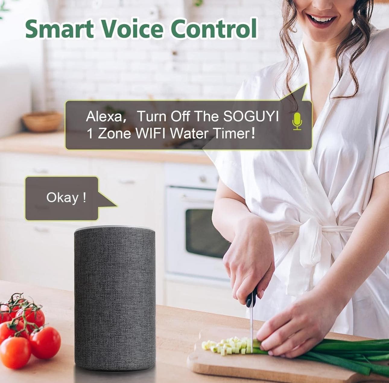 WiFi Smart Garden Hose Water Timer 2-Outlet Irrigation Controller App Remote wit