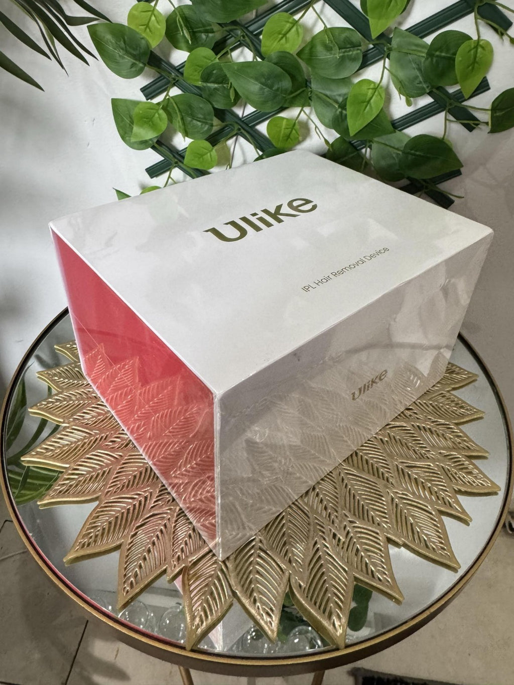 ULIKE IPL Hair Removal Device with Sapphire Ice Cooling Flat-Head Design