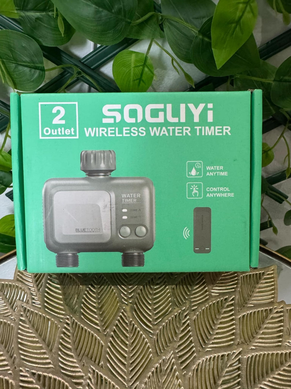 WiFi Smart Garden Hose Water Timer 2-Outlet Irrigation Controller App Remote wit